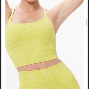 Outdoor voices neon crop bra